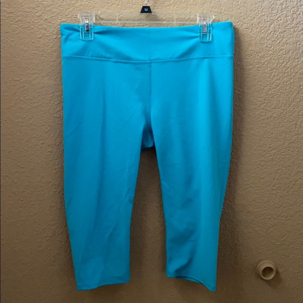 Teal fabletics tights